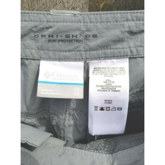 Columbia Womens Zip Off Cargo Pants Size 8 Omni Shade Convertible - Picture 4 of 6